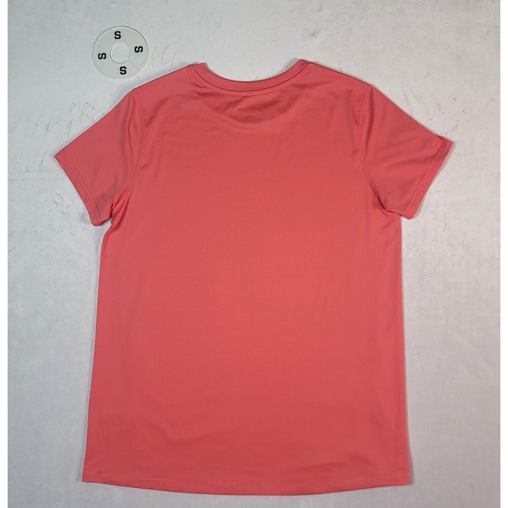 FIT ESSENTIALS Pink Coral Activewear Wicking Tee Small NWOT